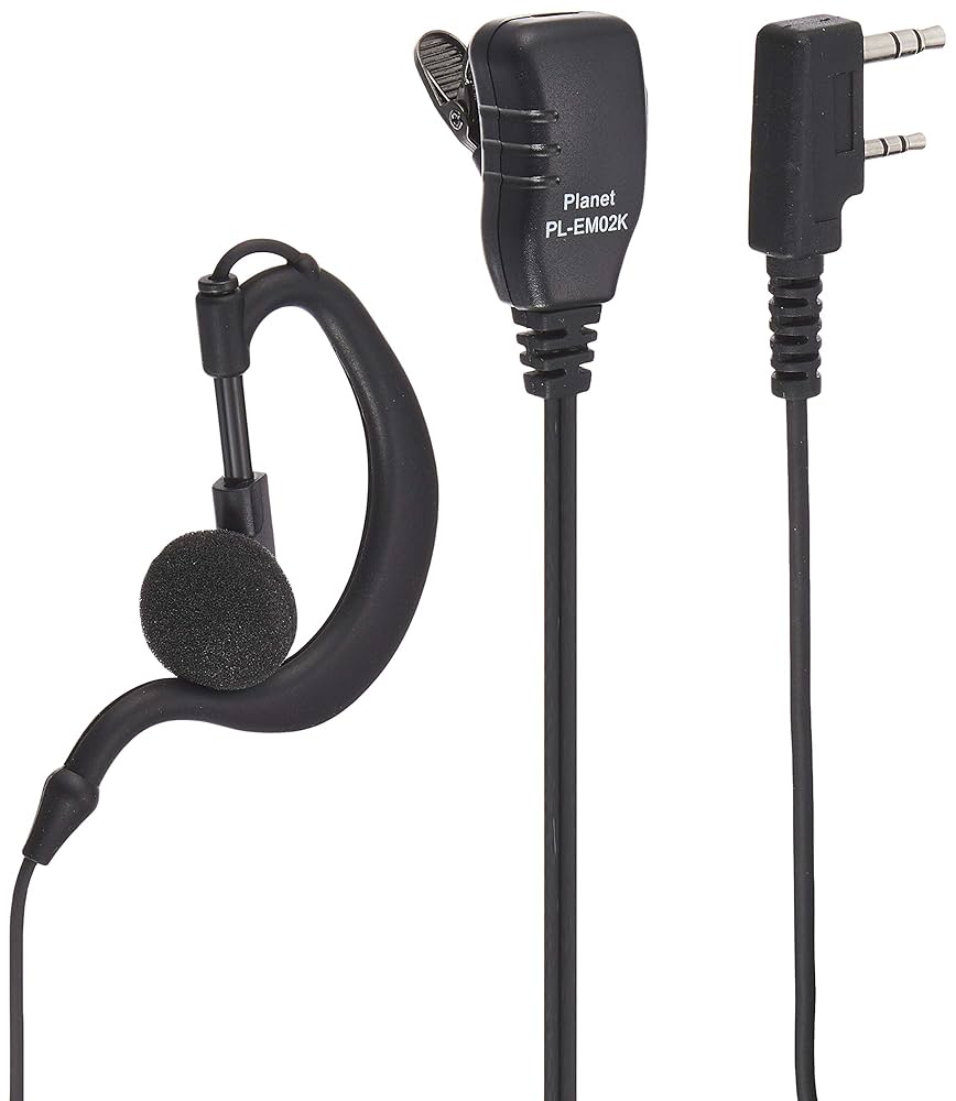 Amazon | Planet Exa ケンウッド EMC-3/EMC-11互換 耳掛け